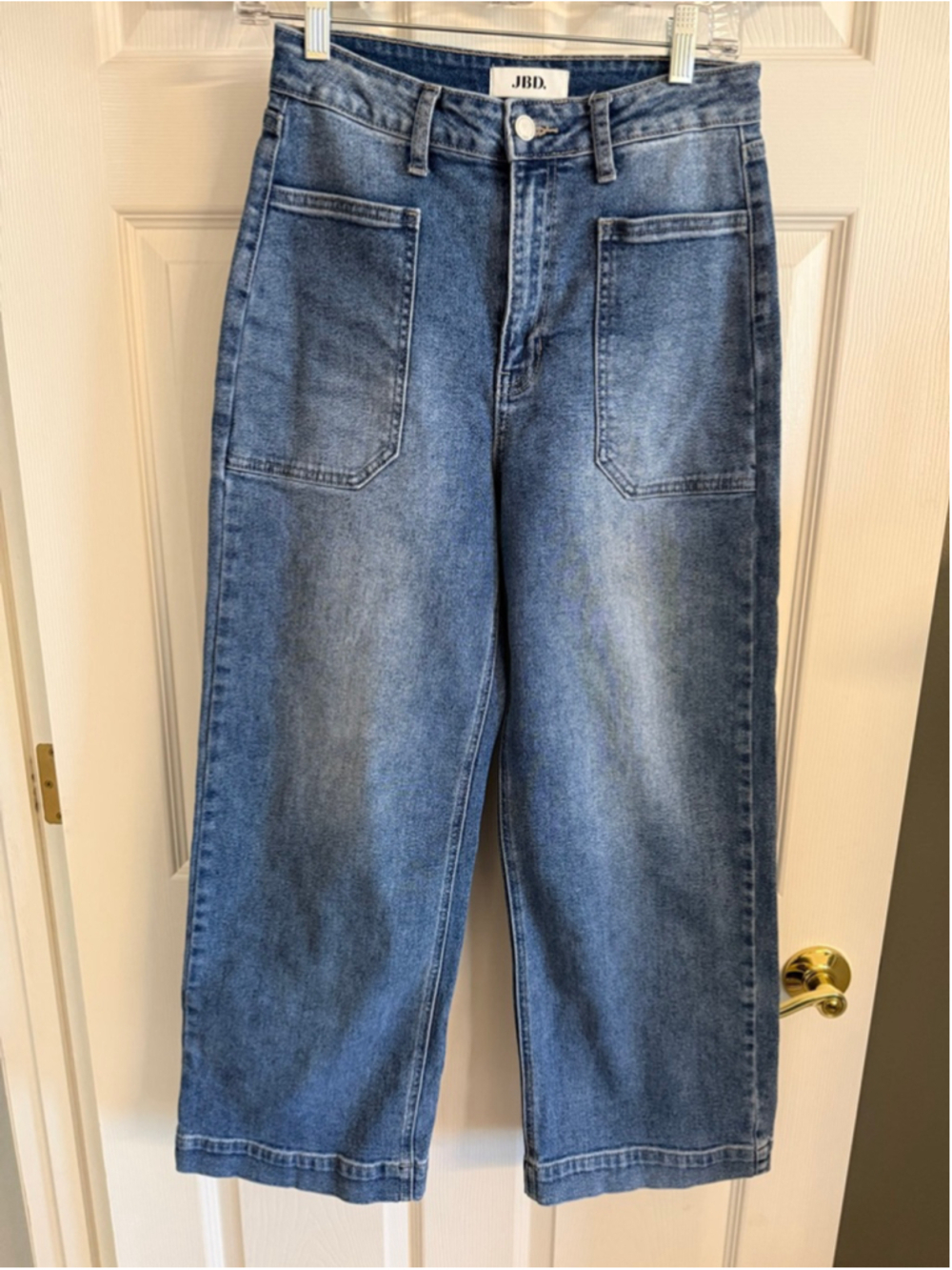 Just Black Denim (JBD) high-rise utility wide-leg jeans size 26
